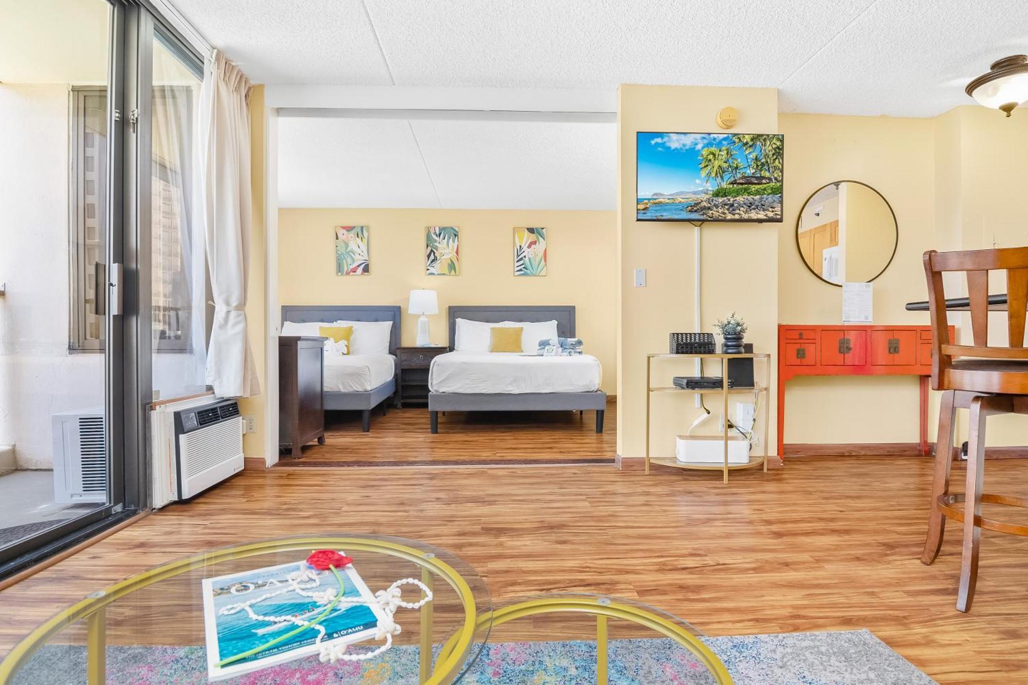 Beautiful 1Br, Steps To Waikiki Beach And Parking โฮโนลูลู ภายนอก รูปภาพ